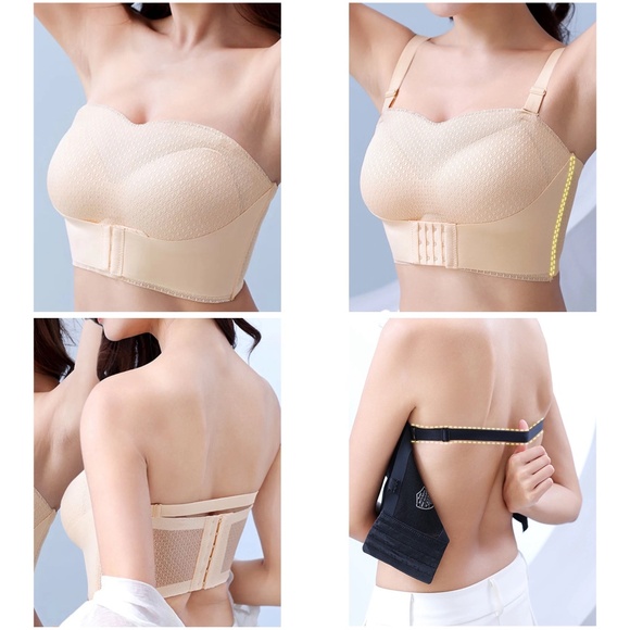 NEW Shapshe Women’s Nude Convertible Front Fastening Push-Up Bras (Size 3XL) - Picture 7 of 8